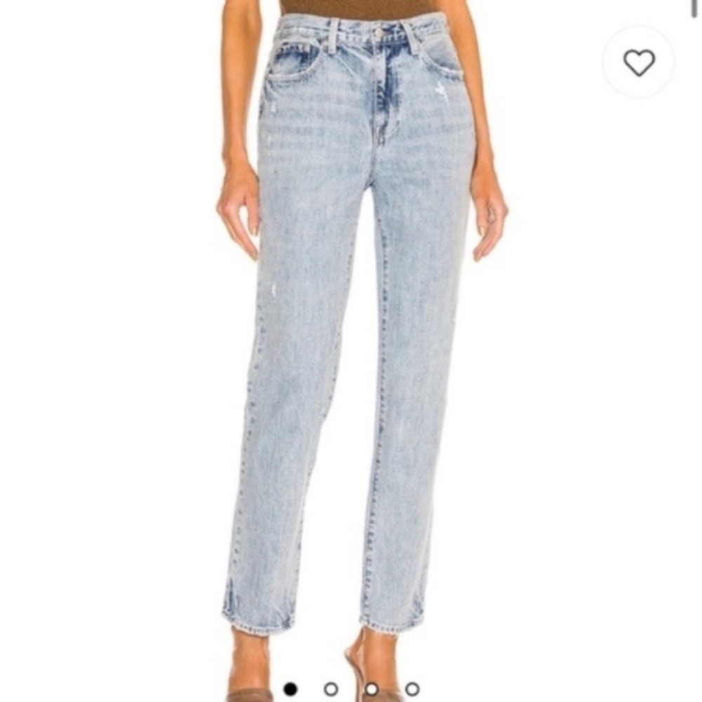 Pistola NEW Revolve Presley High Rise Light Wash Straight Leg Jeans